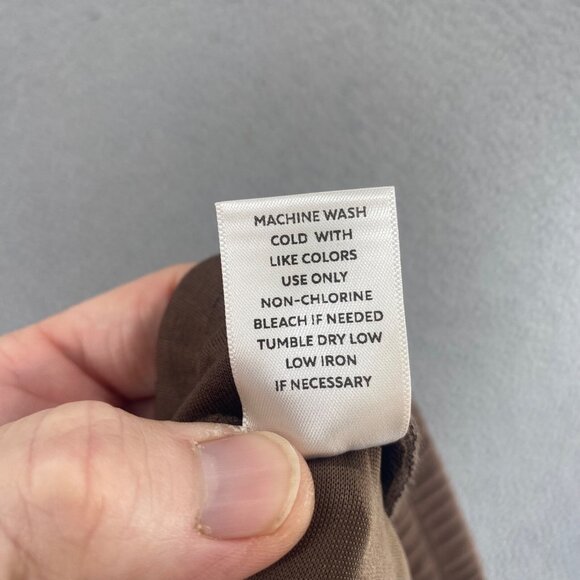 Westbound Pants Womens 1X Plus Brown Sweats Loungewear Wide Leg Stretch Pockets - Picture 12 of 13